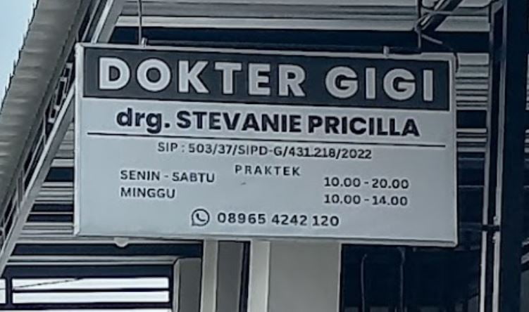 Dokter Spesialis Gigi Terbaik di Situbondo, Drg. Stevanie Pricilla