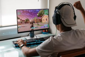 ilustrasi cara bermain di platform game online